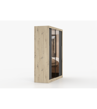 Armoire Althéa 203 cm avec miroir
