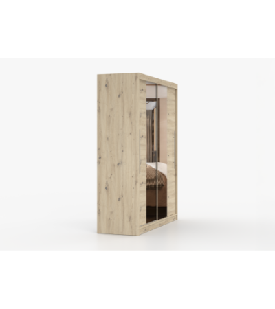Armoire Althéa 203 cm avec miroir