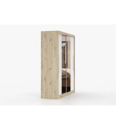 Armoire Althéa 203 cm avec miroir