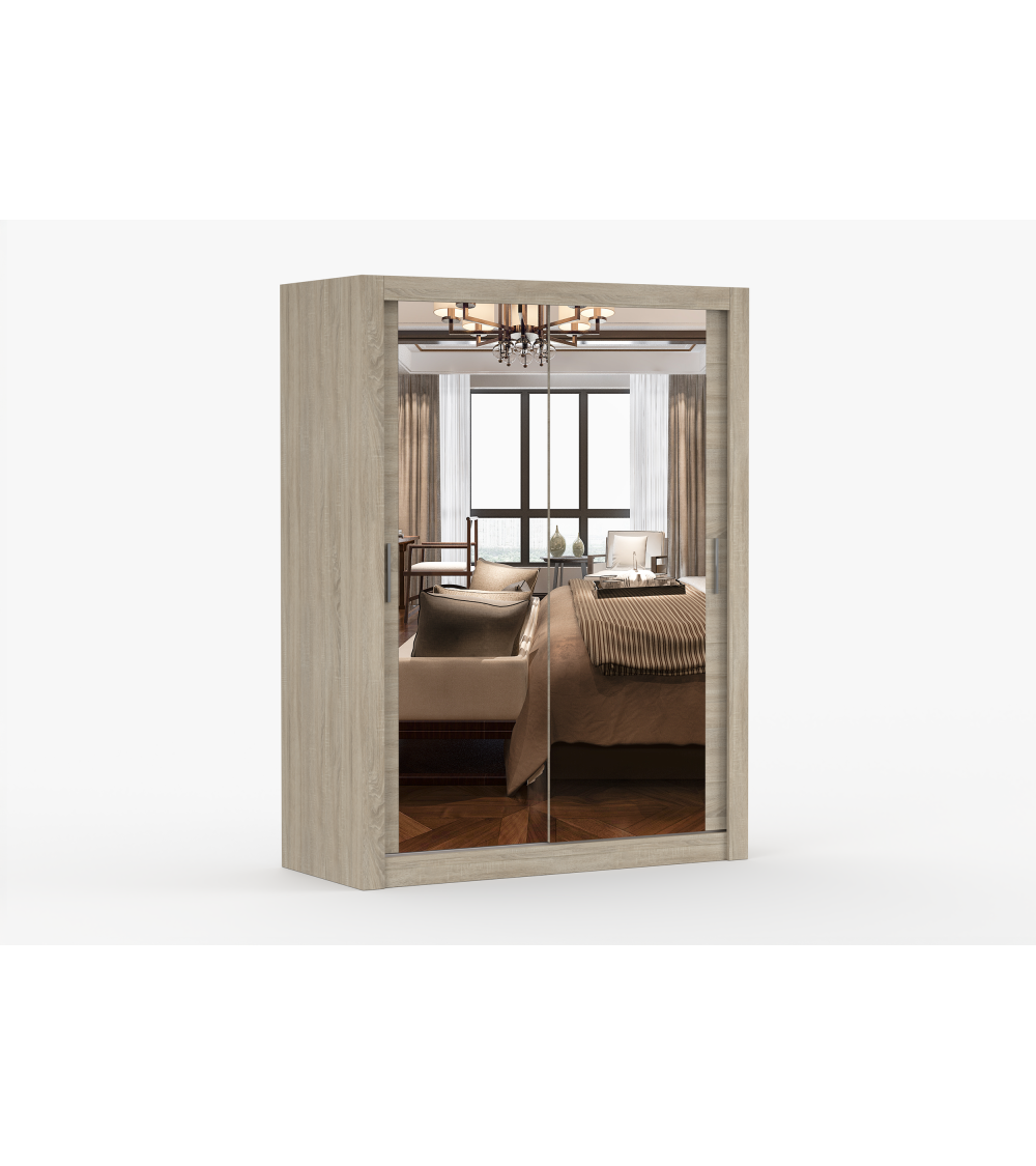 Armoire Maelian 150 cm avec miroir