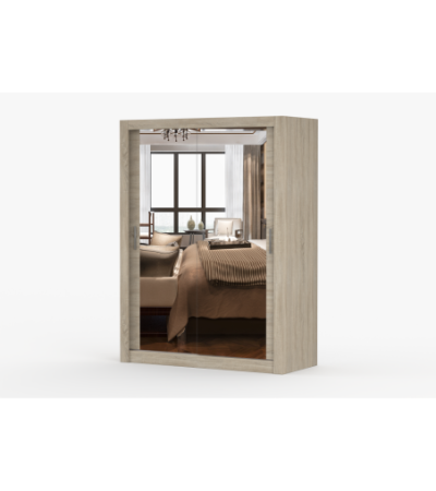 Armoire Maelian 150 cm avec miroir