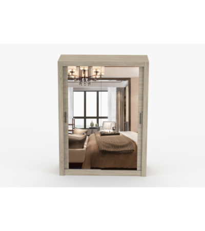 Armoire Maelian 150 cm avec miroir