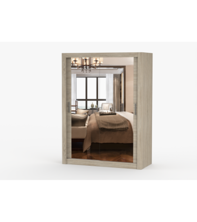 Armoire Maelian 150 cm avec miroir