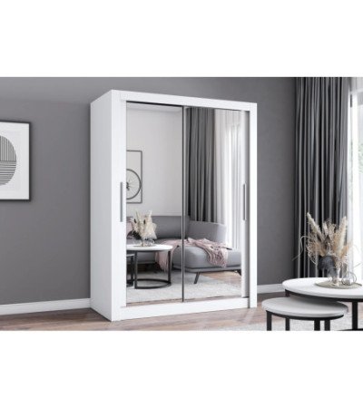 Armoire Maelian 150 cm avec miroir