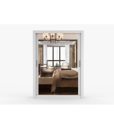 Armoire Maelian 150 cm avec miroir