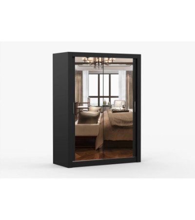 Armoire Maelian 150 cm avec miroir