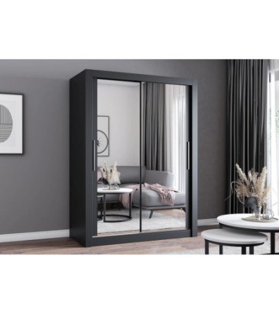 Armoire Maelian 150 cm avec miroir