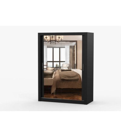 Armoire Maelian 150 cm avec miroir