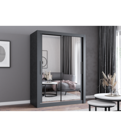 Armoire Maelian 150 cm avec miroir