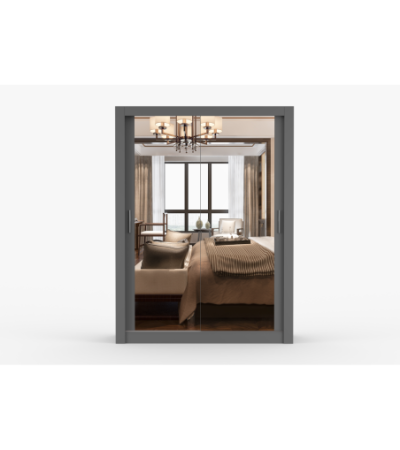 Armoire Maelian 150 cm avec miroir