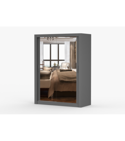 Armoire Maelian 150 cm avec miroir