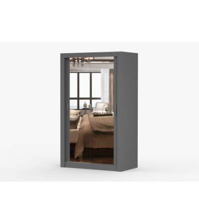 Armoire Mirella 120 cm avec miroir