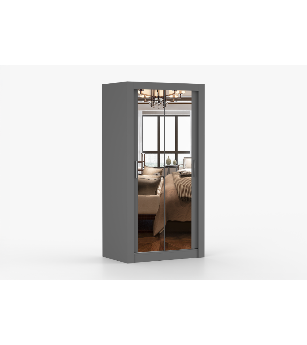 Armoire Moira 100 cm avec miroir