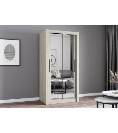 Armoire Moira 100 cm avec miroir