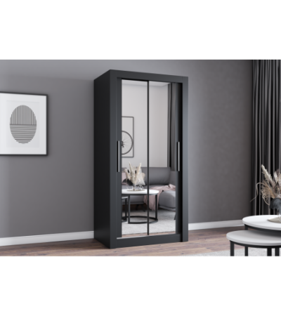 Armoire Moira 100 cm avec miroir