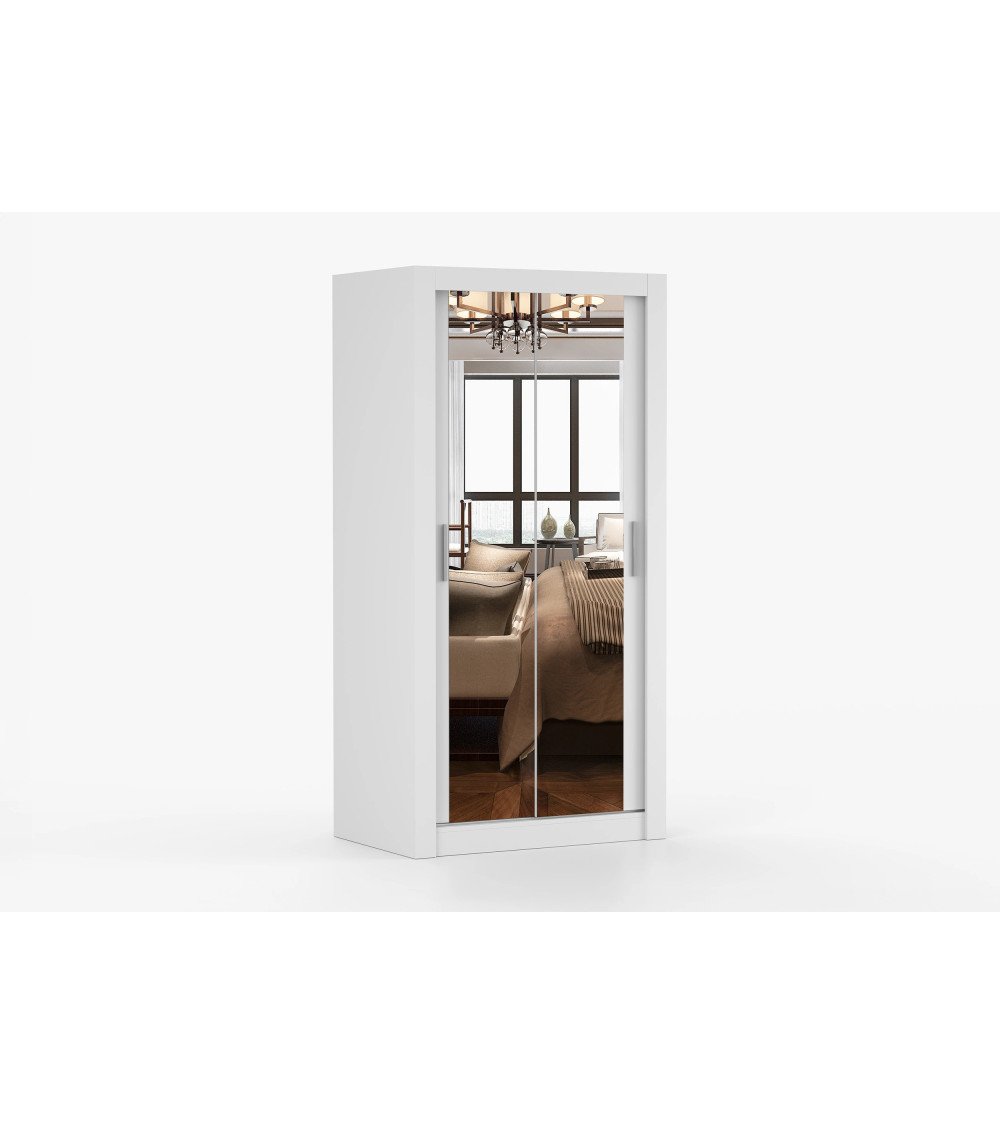 Armoire Moira 100 cm avec miroir