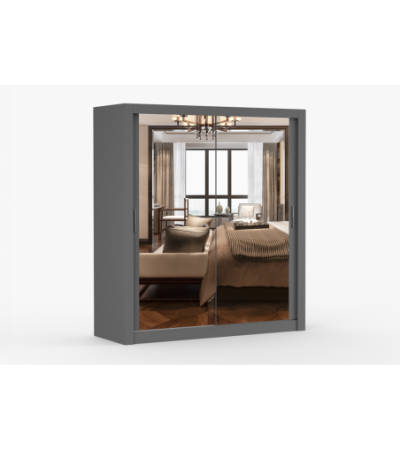 Armoire Miro 180 cm avec miroir