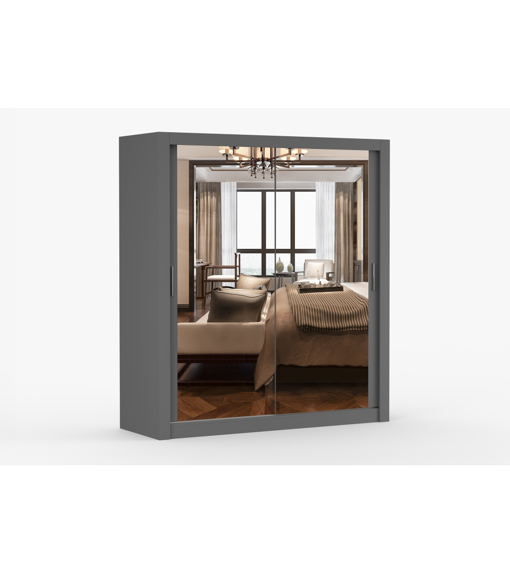 Armoire Miro 180 cm avec miroir