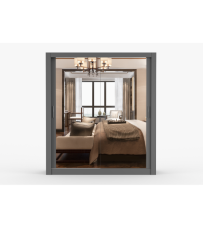 Armoire Miro 180 cm avec miroir