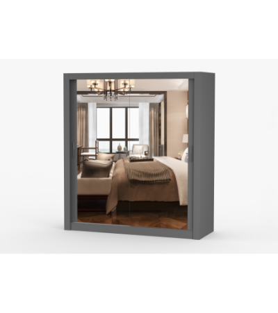 Armoire Miro 180 cm avec miroir