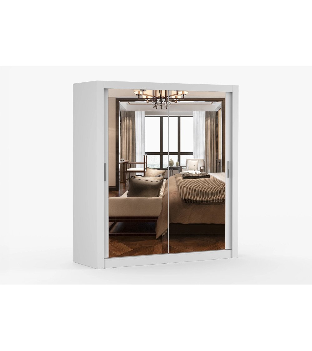 Armoire Miro 180 cm avec miroir
