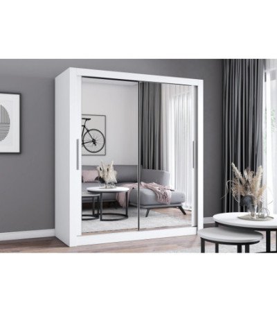 Armoire Miro 180 cm avec miroir