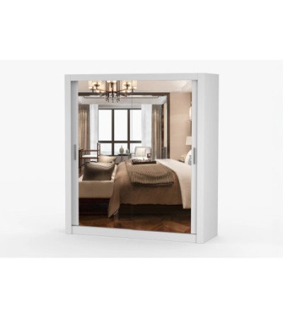 Armoire Miro 180 cm avec miroir