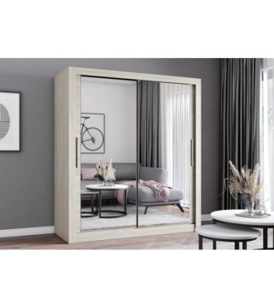 Armoire Miro 180 cm avec miroir