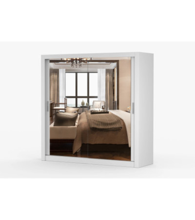 Armoire Maer 203 cm avec miroir
