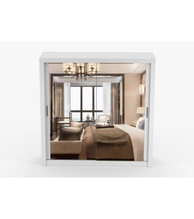 Armoire Maer 203 cm avec miroir