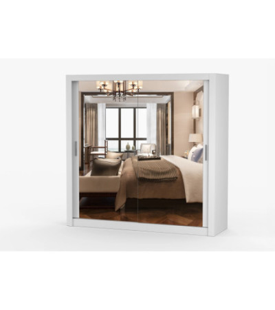 Armoire Maer 203 cm avec miroir