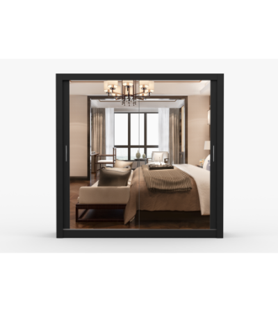 Armoire Maer 203 cm avec miroir
