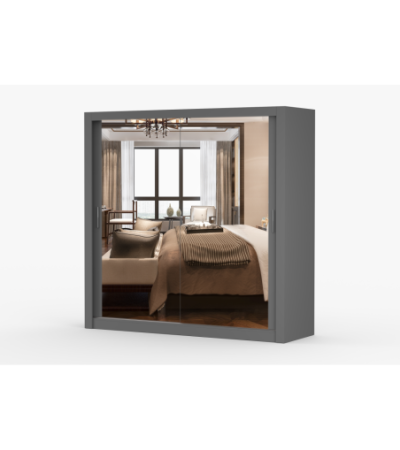 Armoire Maer 203 cm avec miroir