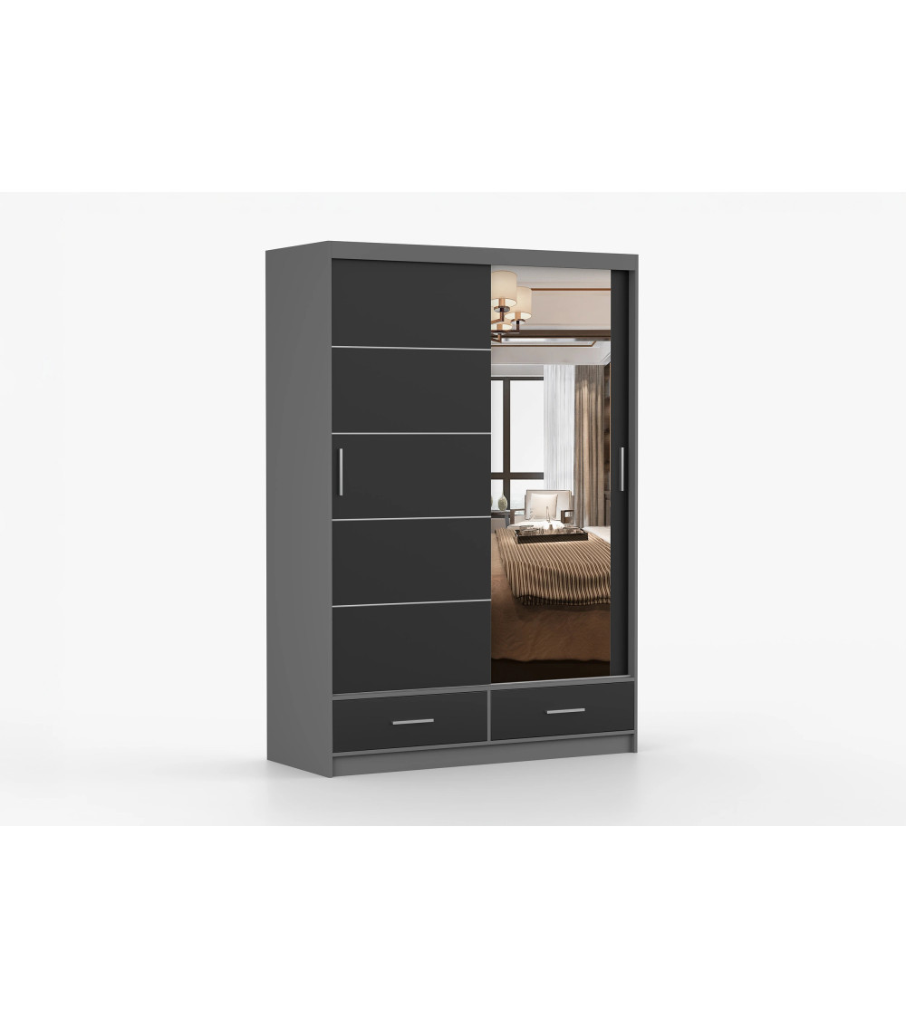 Armoire Silvana 150 cm avec miroir