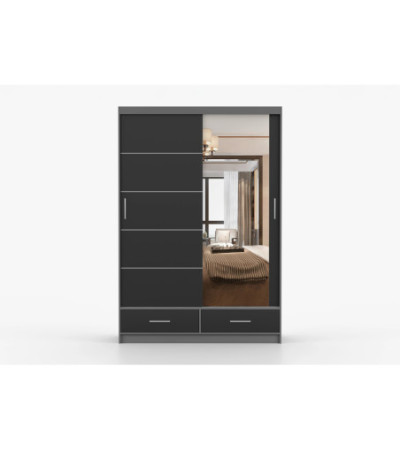 Armoire Silvana 150 cm avec miroir