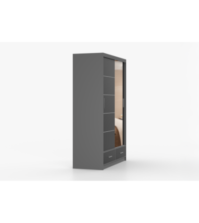 Armoire Silvana 150 cm avec miroir
