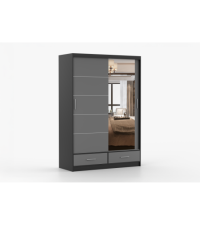 Armoire Silvana 150 cm avec miroir