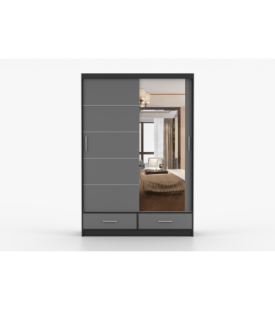 Armoire Silvana 150 cm avec miroir
