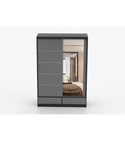 Armoire Silvana 150 cm avec miroir