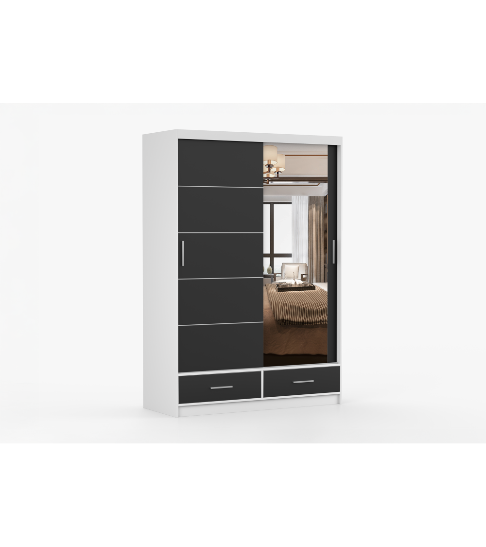 Armoire Silvana 150 cm avec miroir