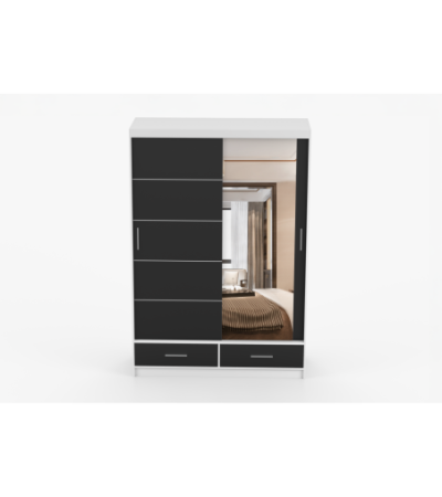 Armoire Silvana 150 cm avec miroir