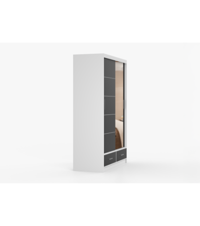 Armoire Silvana 150 cm avec miroir