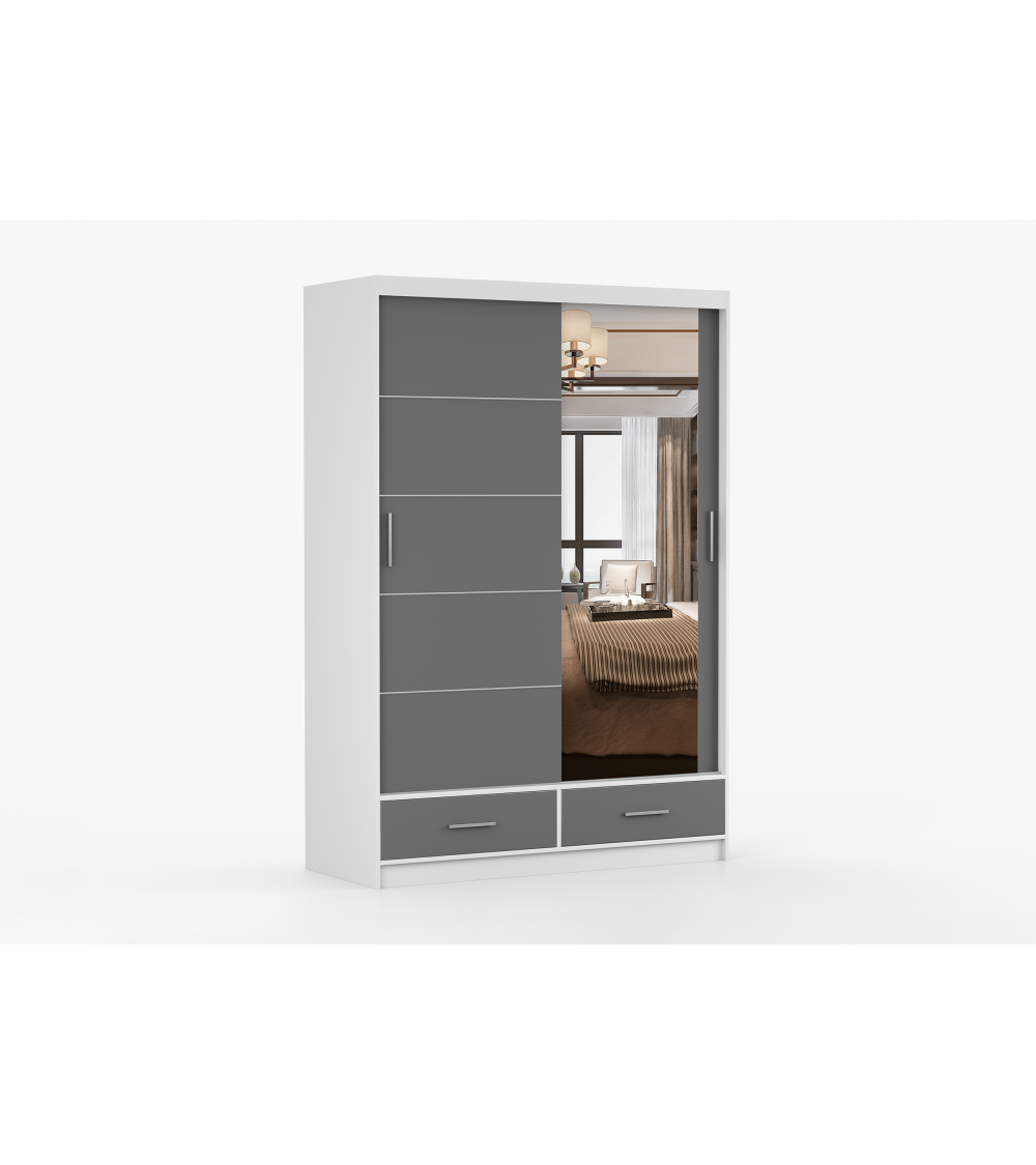 Armoire Silvana 150 cm avec miroir