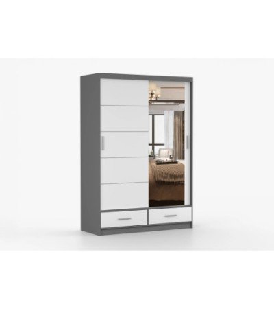 Armoire Silvana 150 cm avec miroir