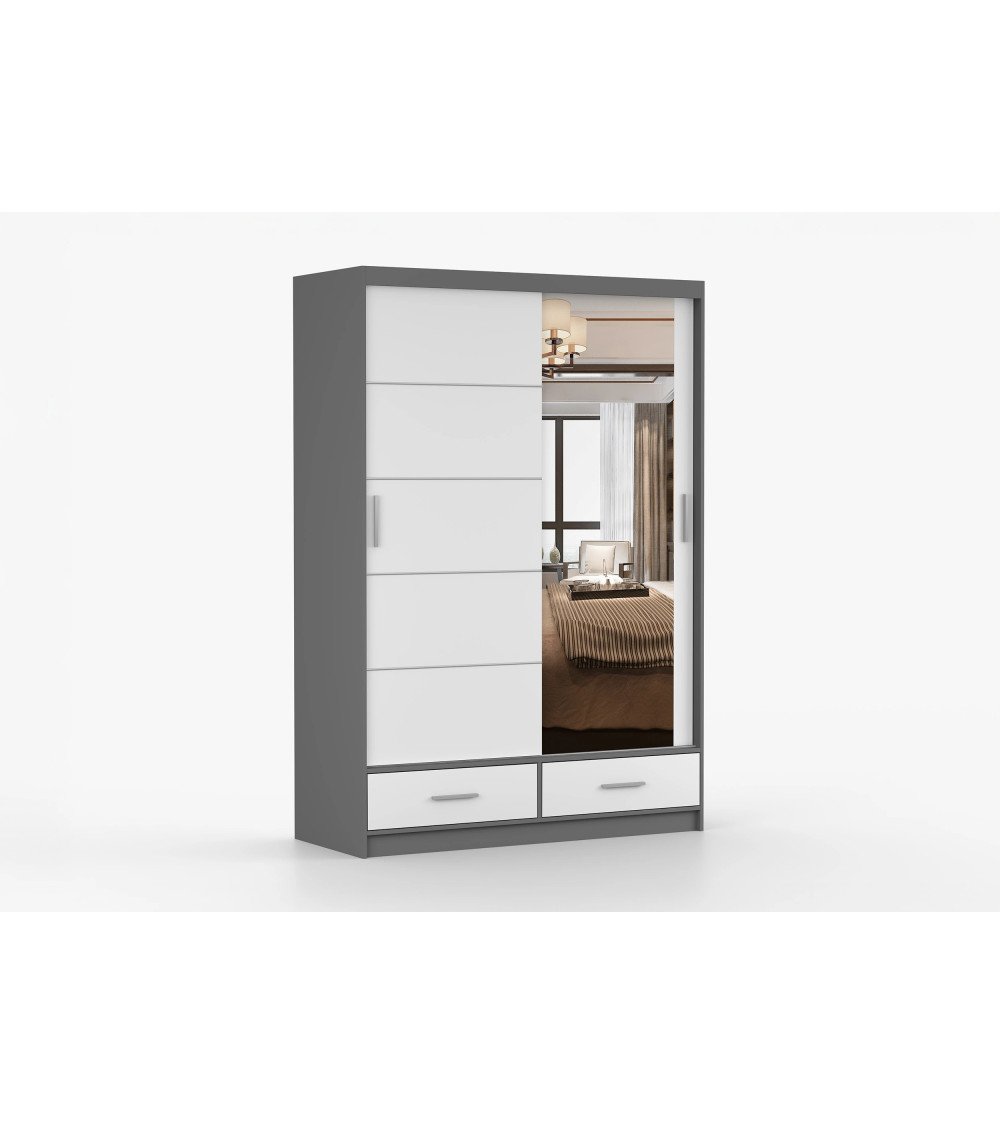 Armoire Silvana 150 cm avec miroir