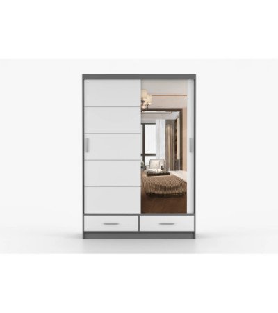 Armoire Silvana 150 cm avec miroir