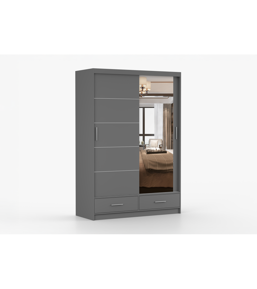Armoire Silvana 150 cm avec miroir
