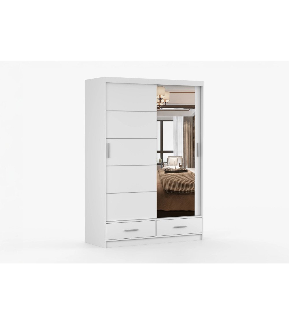 Armoire Silvana 150 cm avec miroir