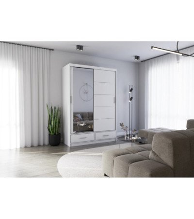 Armoire Silvana 150 cm avec miroir