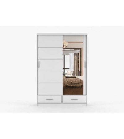 Armoire Silvana 150 cm avec miroir